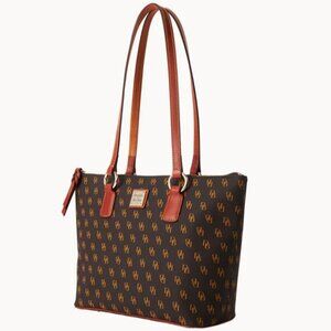 Dooney & Bourke - "Gretta" Small Wren Zip Tote and "Blakely" Zip Around Wristlet